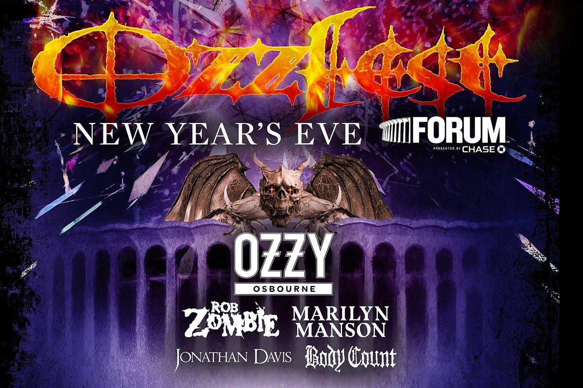 Ozzy Osbourne announces Ozzfest New Year’s Eve in LA w/ Rob Zombie, Marilyn Manson, more