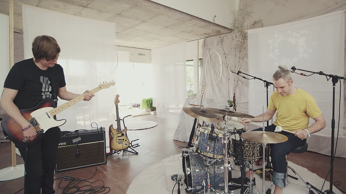 American Football & Pelican members team up for improv collab (watch)