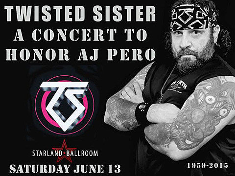 Twisted Sister playing AJ Pero tribute at Starland Ballroom