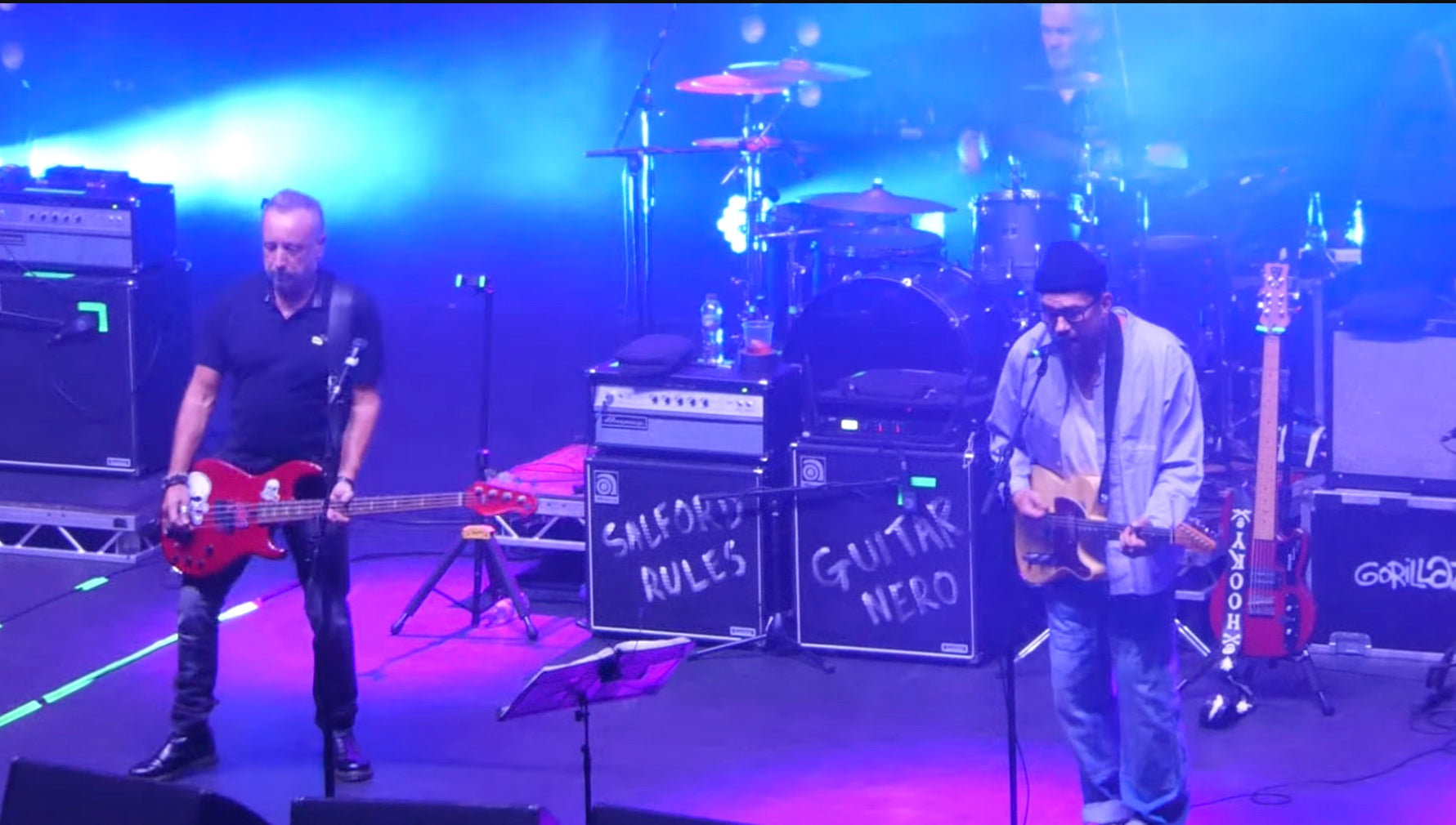 Watch Damon Albarn join Peter Hook & The Light in London to play Gorillaz’ “Aries”