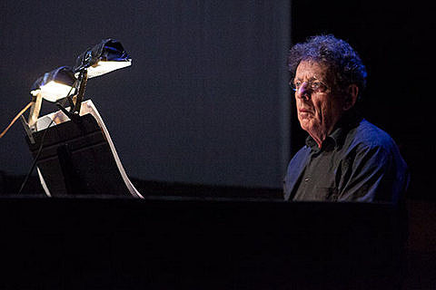 Philip Glass playing concert w/ Tim Fain inside Richard Serra art exhibition; ‘Einstein on the Beach’ doc seeks funding
