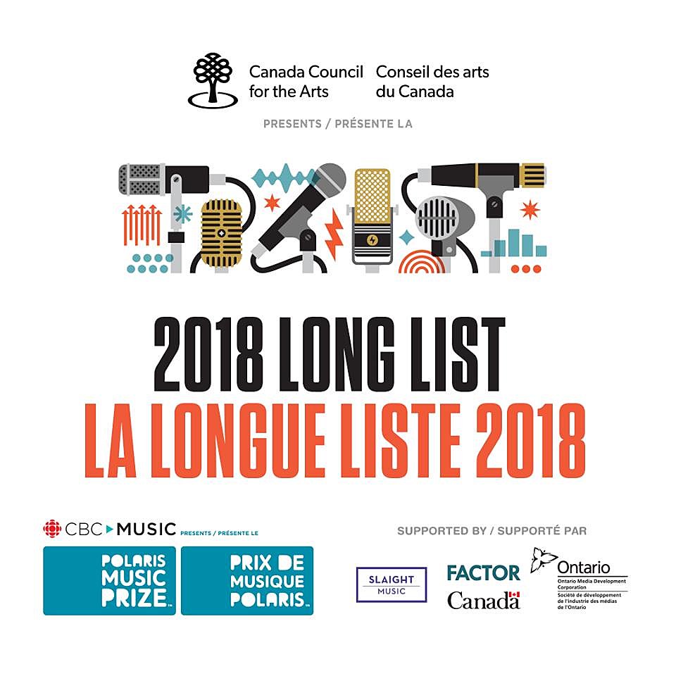Polaris Prize 2018 longlist (Arcade Fire, U.S. Girls, Alvvays, Sloan, more)