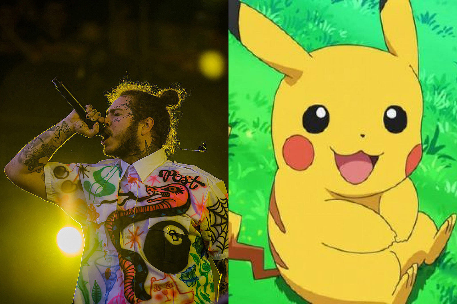 Post Malone playing virtual Pokemon anniversary concert