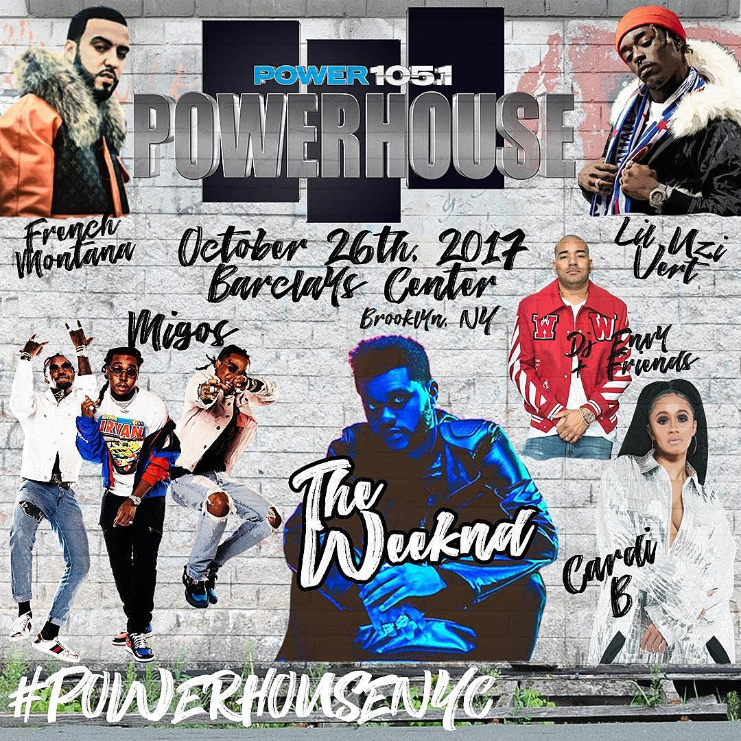 The Weeknd, Migos, Cardi B & more playing 2017 Power 105.1 Powerhouse