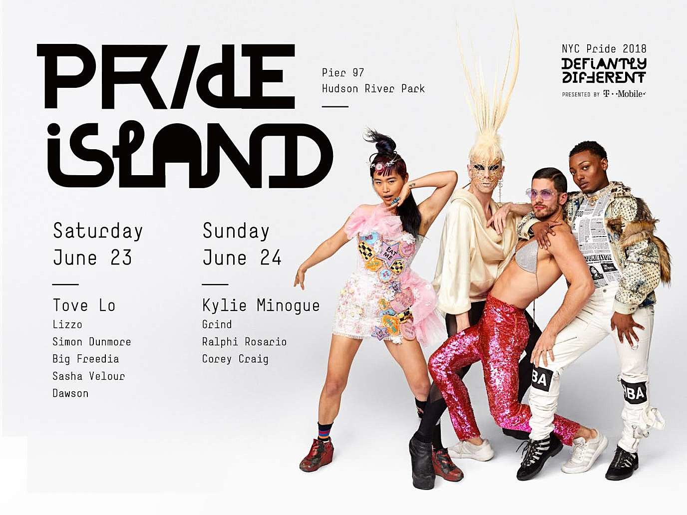 Pride Island 2018 lineup (Kylie Minogue, Tove Lo, Big Freedia, Lizzo, more)