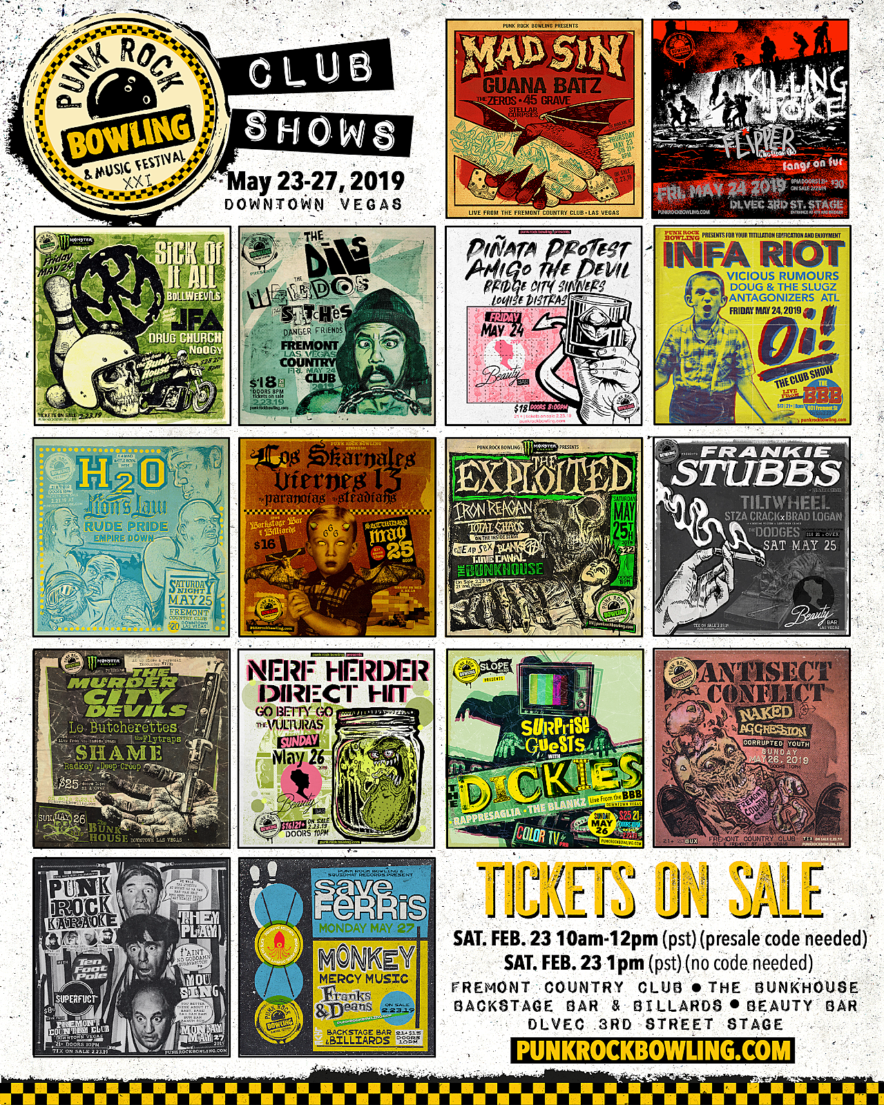 Punk Rock Bowling announces full 2019 club show lineup & schedule