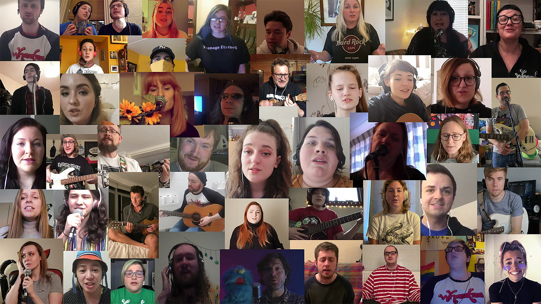watch 106 people play one Wheatus song, & 1 Wheatus bassist play 150 Weezer songs