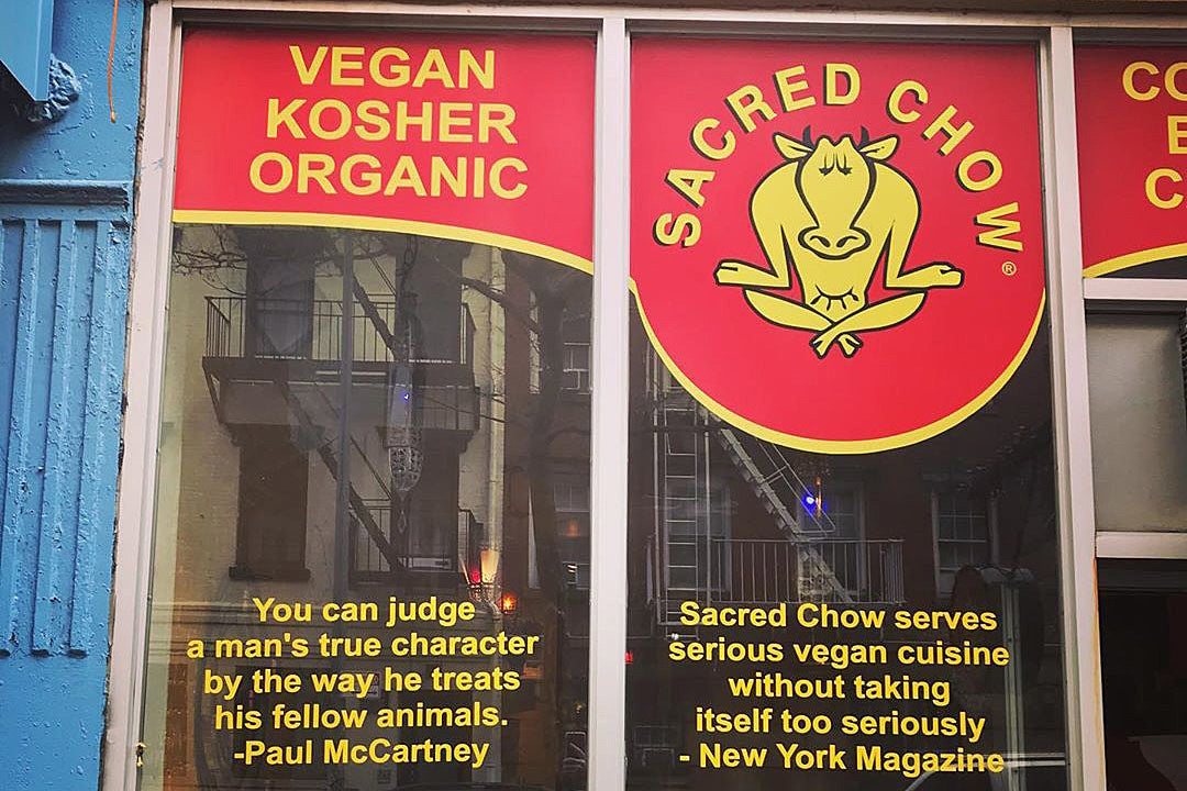 Greenwich Village vegan restaurant Sacred Chow closing