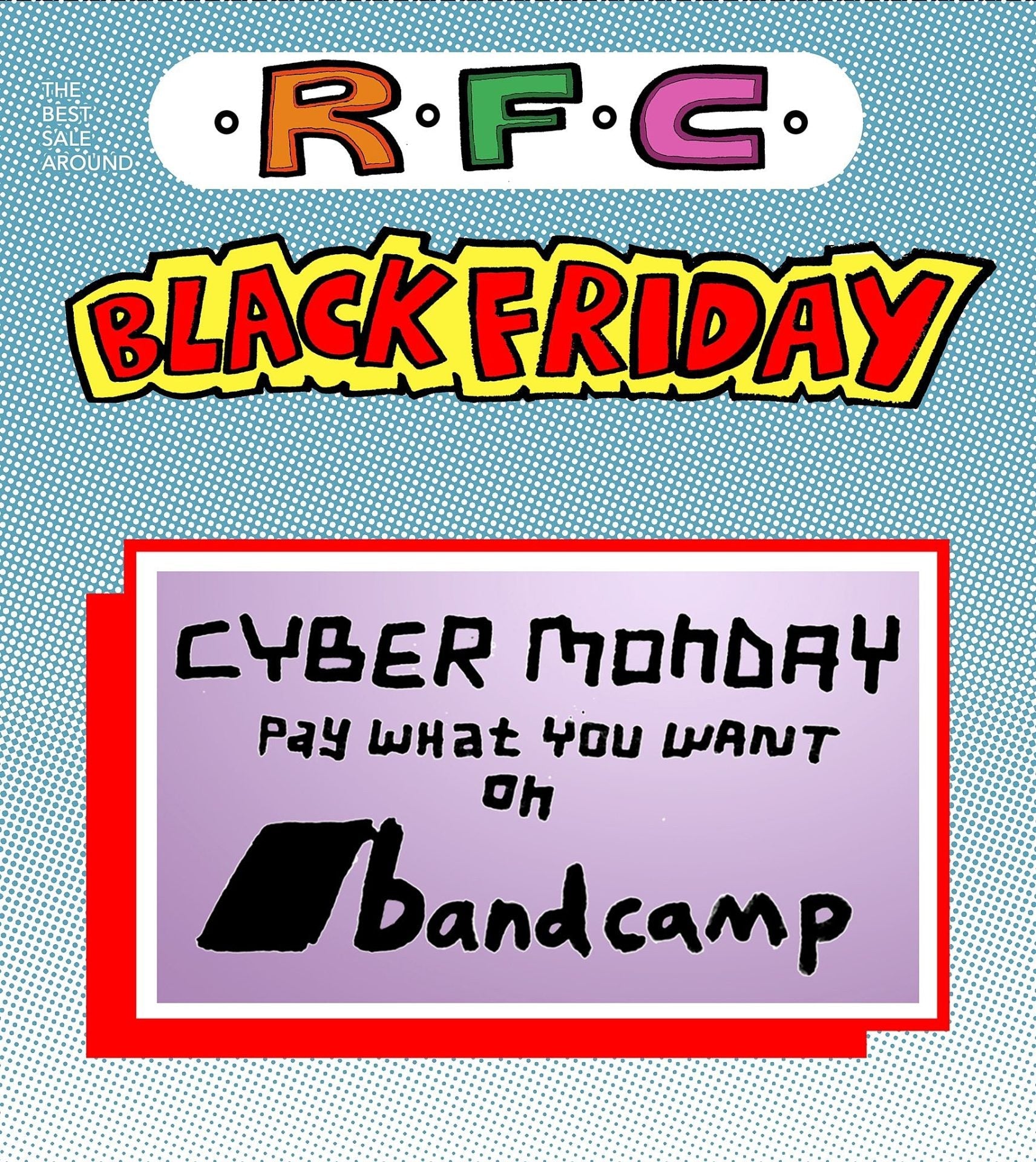 everything on Run For Cover’s Bandcamp is pay what you want for Cyber Monday