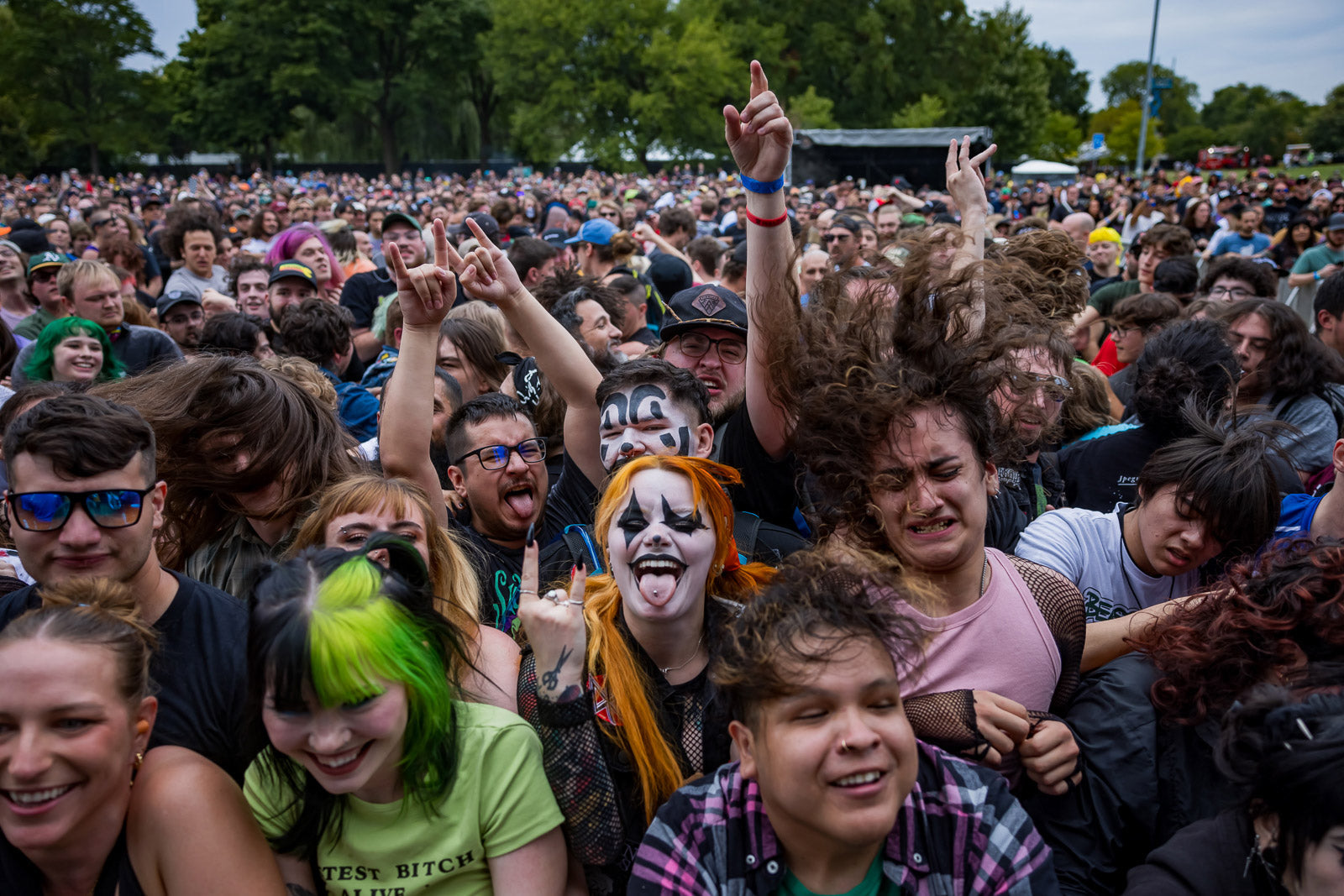Riot Fest 2023 day 2 pics (Postal Service, Death Cab, QOTSA, PUP, Death Grips, Corey Feldman, more)