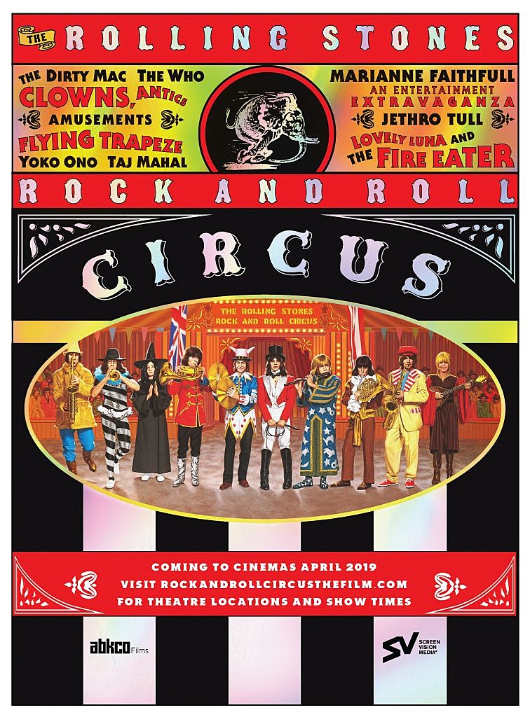 ‘Rolling Stones Rock and Roll Circus’ returning to theaters in April