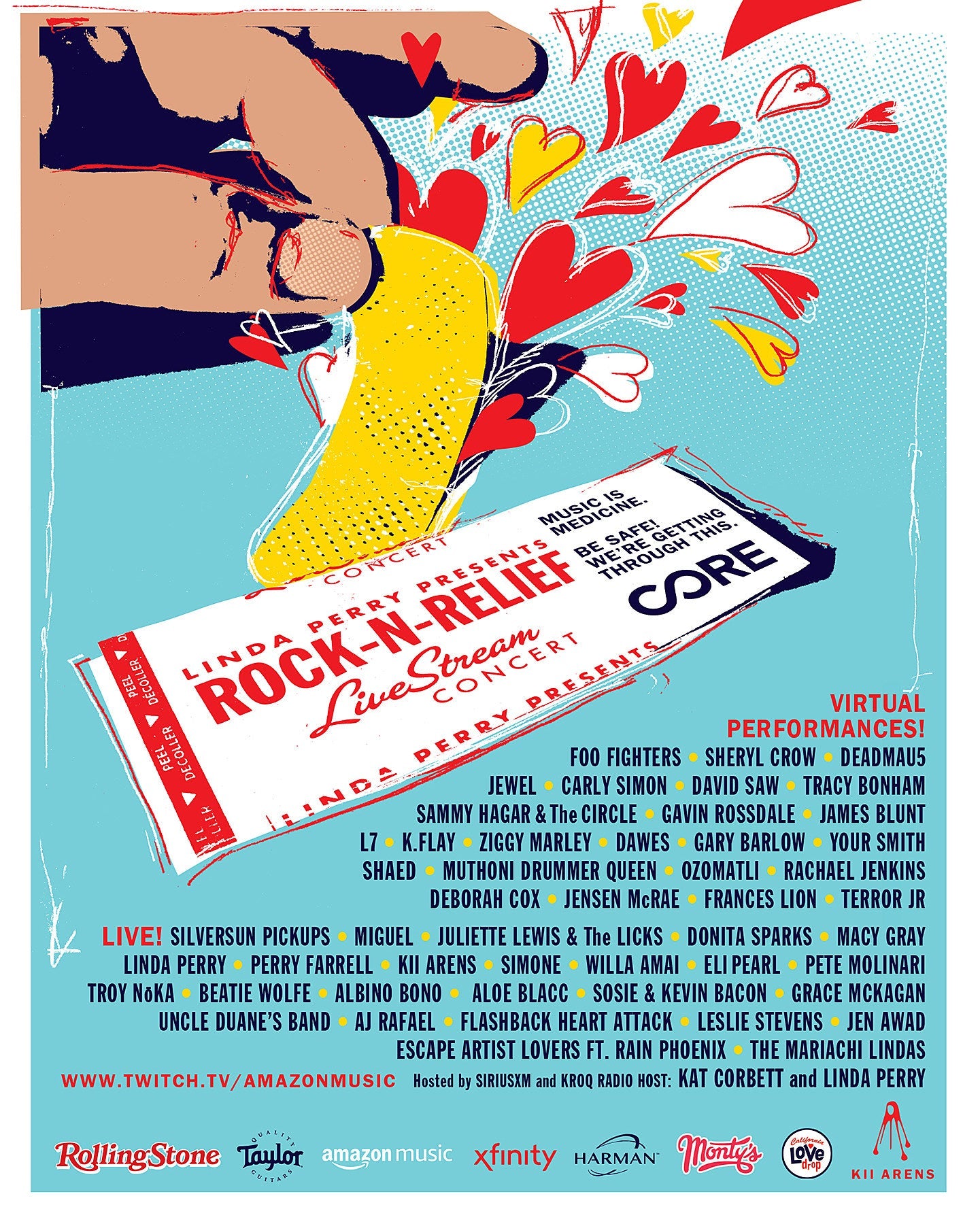Foo Fighters, Sheryl Crow & more playing 2-day livestream benefit to aid vaccination efforts