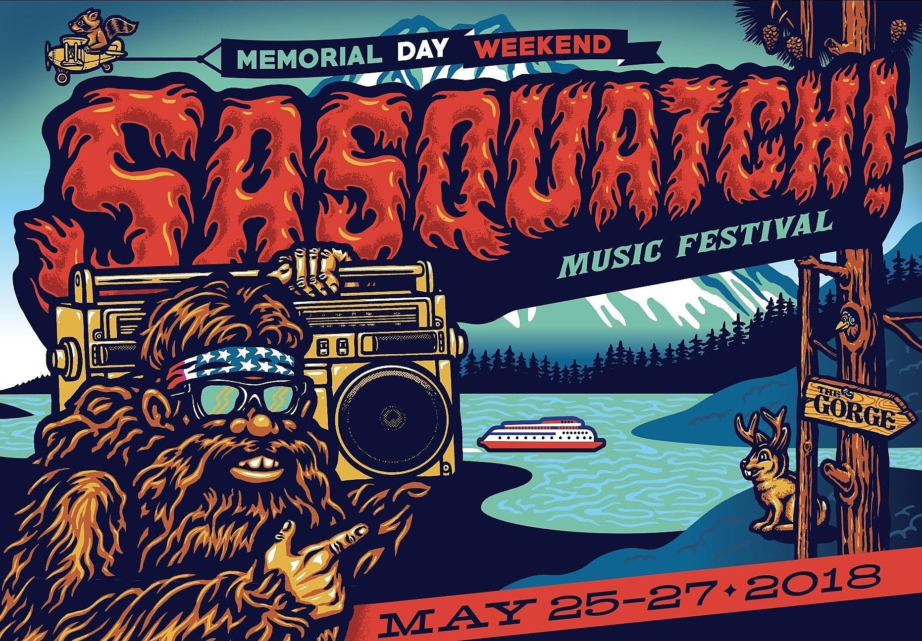 Sasquatch fest: 2018 lineup & tickets