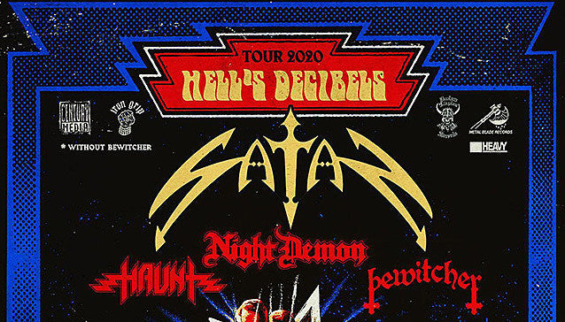 Satan touring North America w/ Night Demon, Haunt & Bewitcher