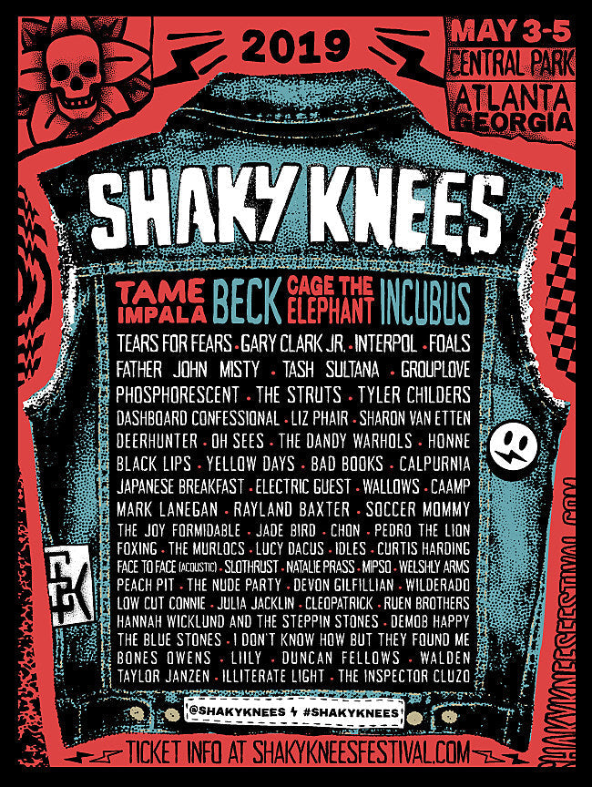 Shaky Knees 2019 lineup (Tame Impala, Beck, Interpol, Sharon Van Ettern, Deerhunter, more)