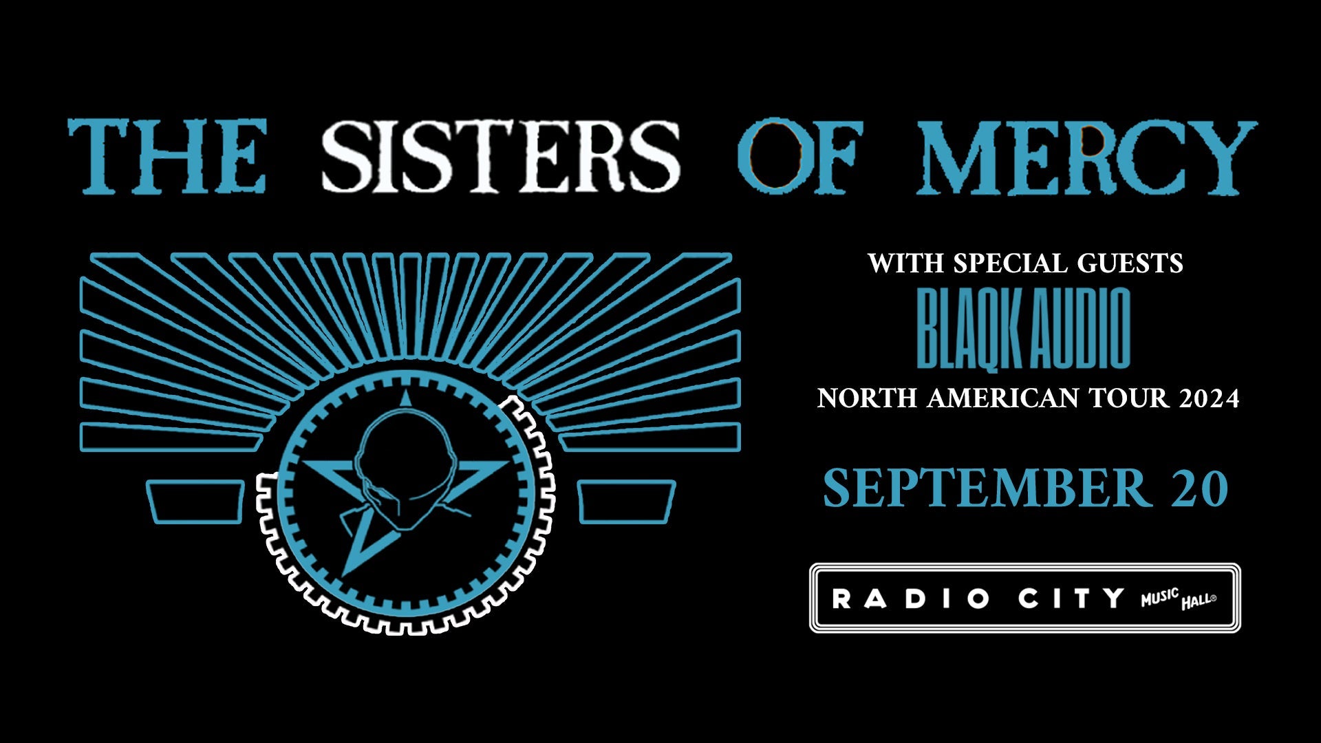 The Sisters of Mercy / Blaqk Audio @ Radio City Music Hall on BV presale (password here)