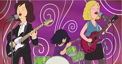 watch Bob’s Burgers characters dance along to Sleater-Kinney in their new video for “A New Wave”