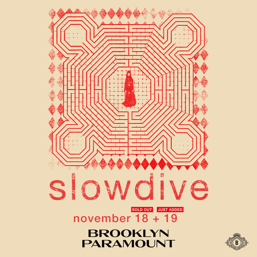 Slowdive @ Brooklyn Paramount Night 2 on BV presale (password here)