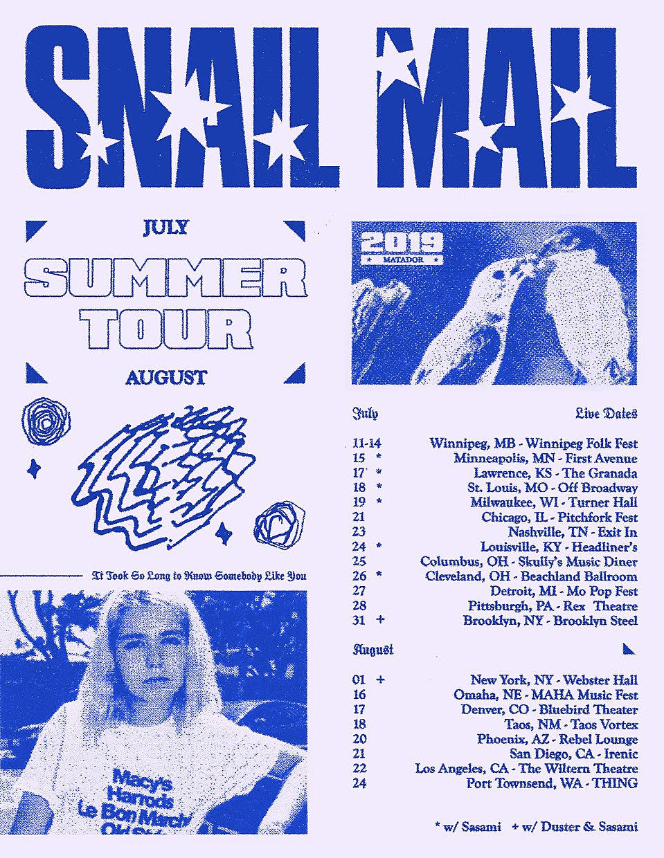 Snail Mail expands tour, adds 2nd NYC show with Duster