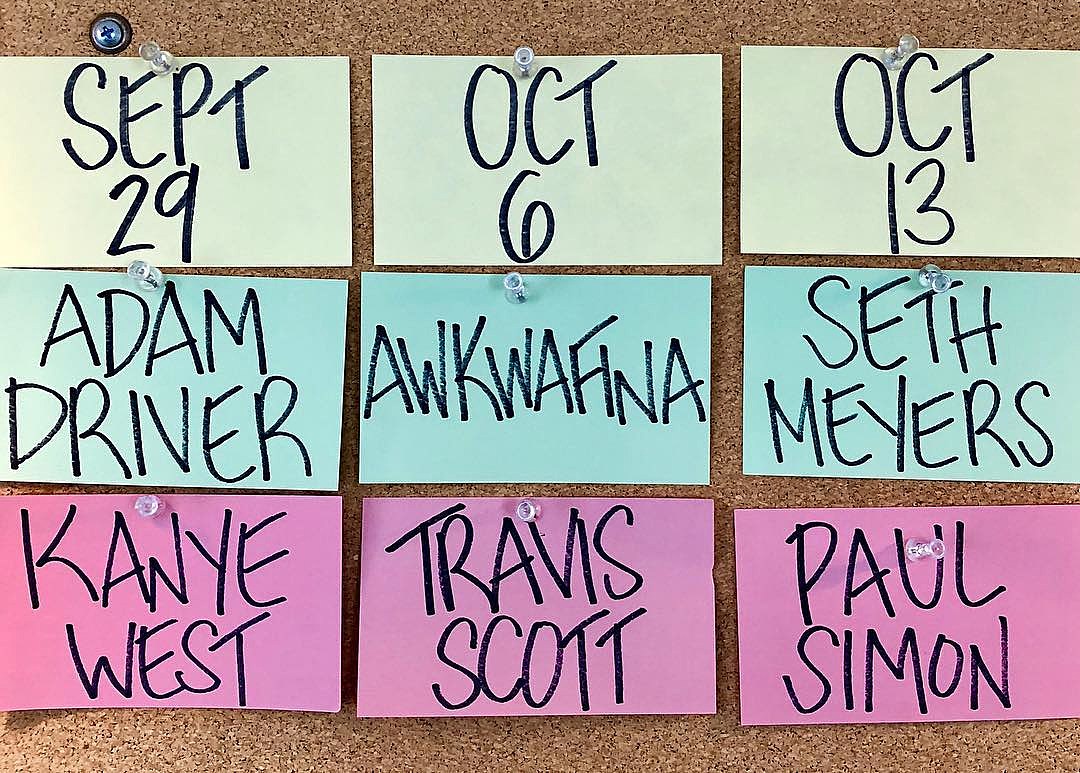 SNL taps Paul Simon, Awkwafina, Seth Meyers & Travis Scott for season 44