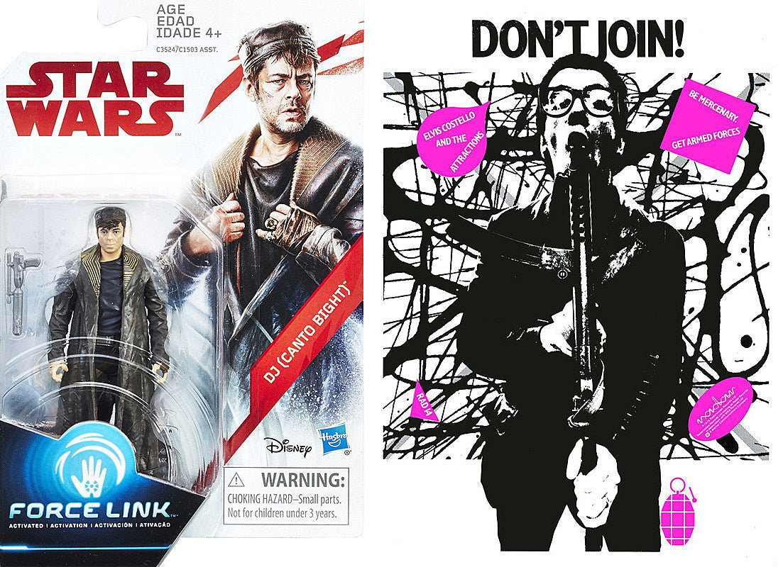 Benicio Del Toro’s character in ‘Star Wars: The Last Jedi’ has Elvis Costello connection