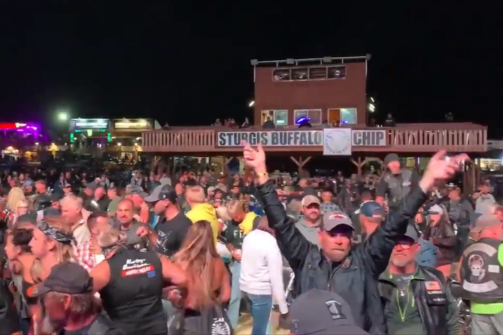Smash Mouth & Trapt played to maskless crowds at huge SD motorcycle rally