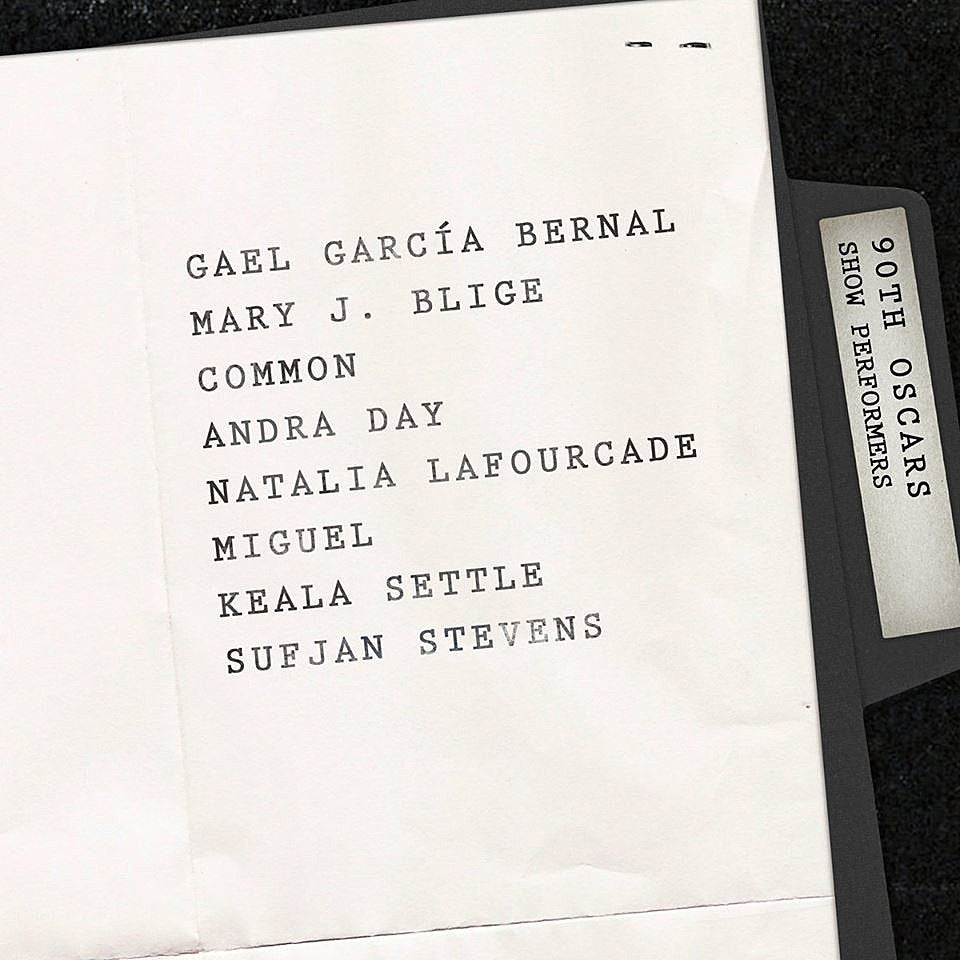 St. Vincent joining Sufjan for Oscars performance (Moses Sumney, Chris Thile & more too!)