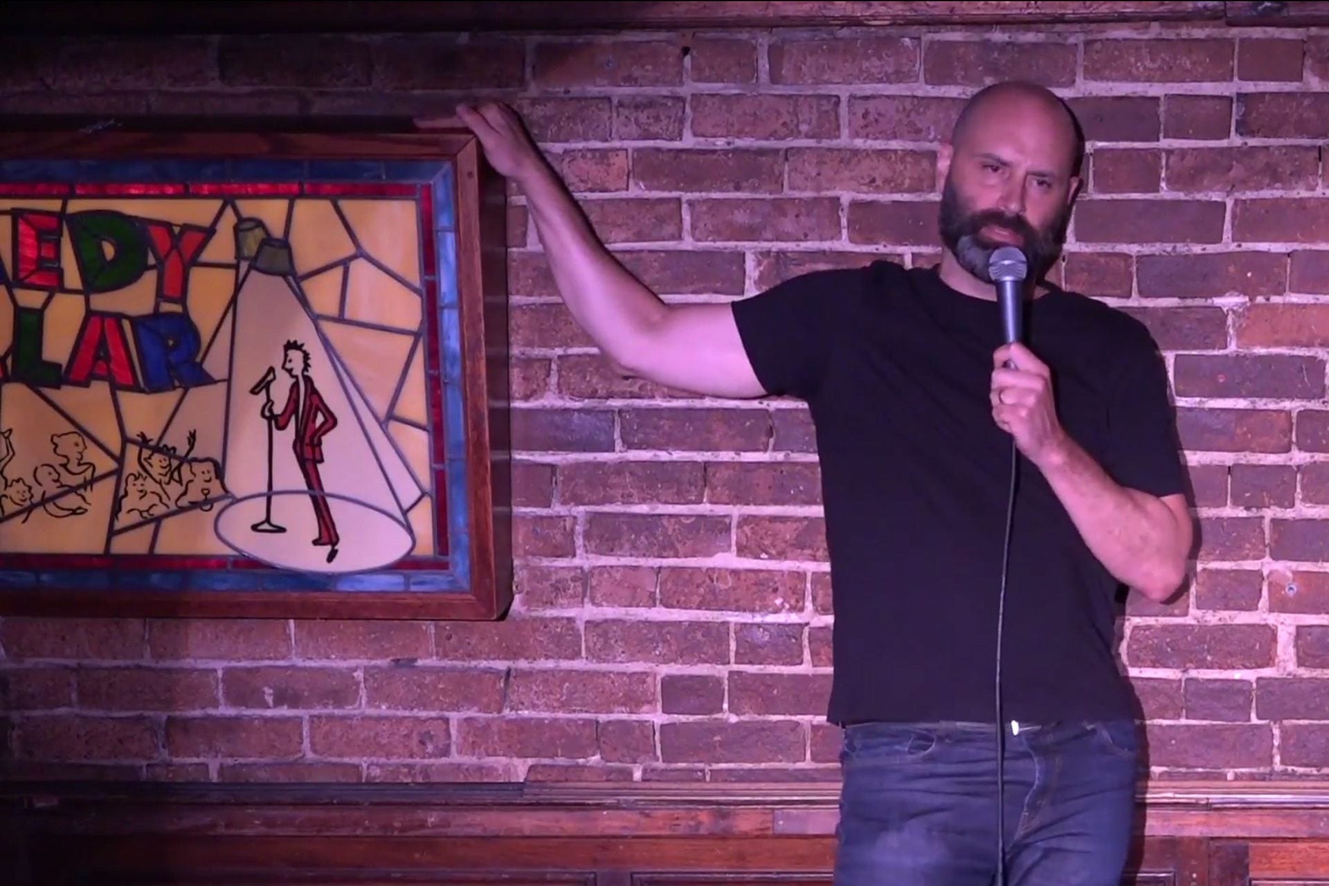 watch Ted Alexandro take on Louis C.K. at Comedy Cellar