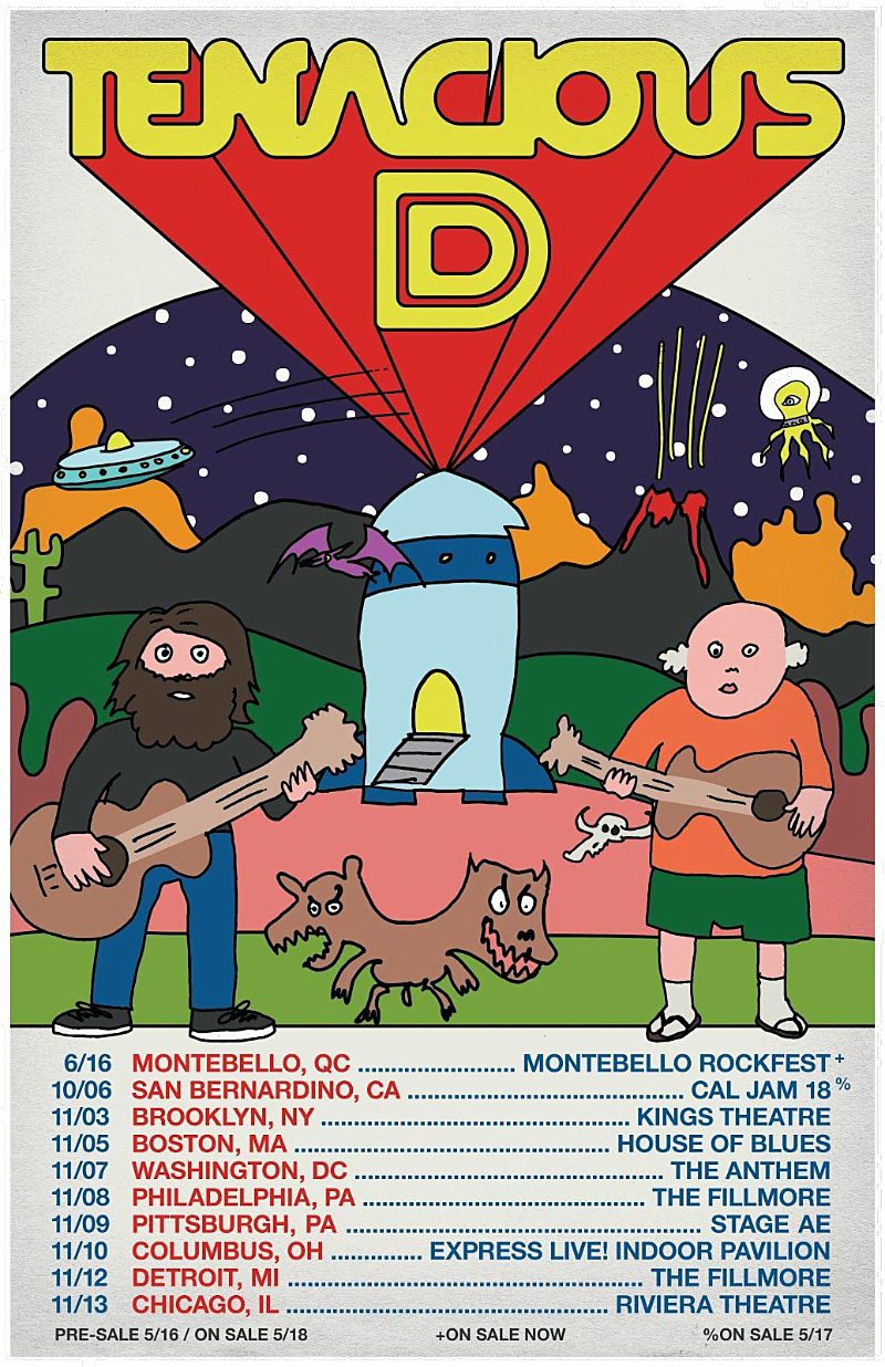 Tenacious D working on new LP, announce fall tour