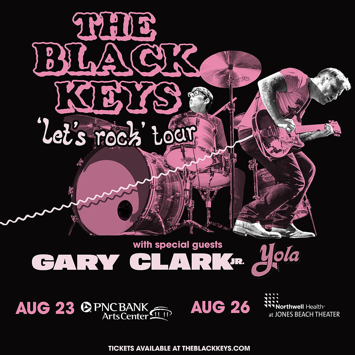 The Black Keys / Gary Clark Jr. @ PNC & Jones Beach on BrooklynVegan presale (password here)