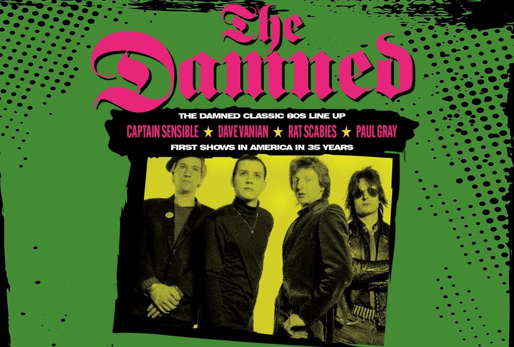 The Damned’s classic ’80s lineup w/ Rat Scabies announce first North American tour in 35 years