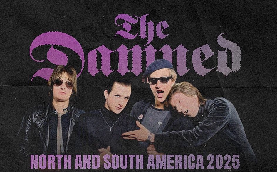 The Damned announce spring US tour with The Adverts & The Bellrays