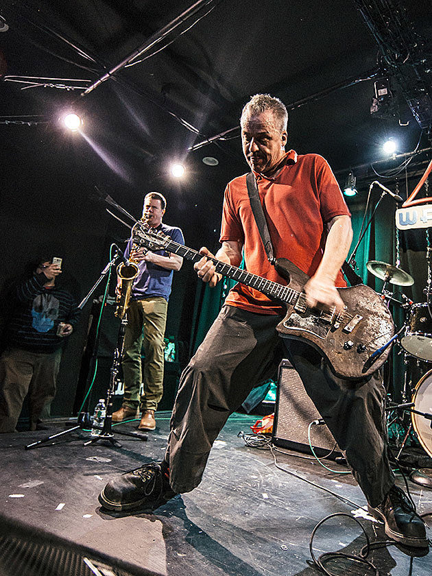 The Ex & Ken Vandermark played two NYC-area shows (pics/setlist from WFMU Monty Hall w/ 75 Dollar Bill)