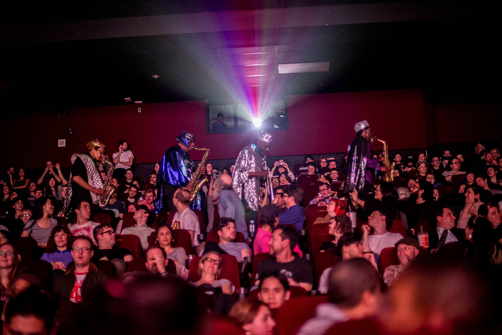 Sun Ra Arkestra played the Interference A.V. Festival at AMC Empire 25 (pics)