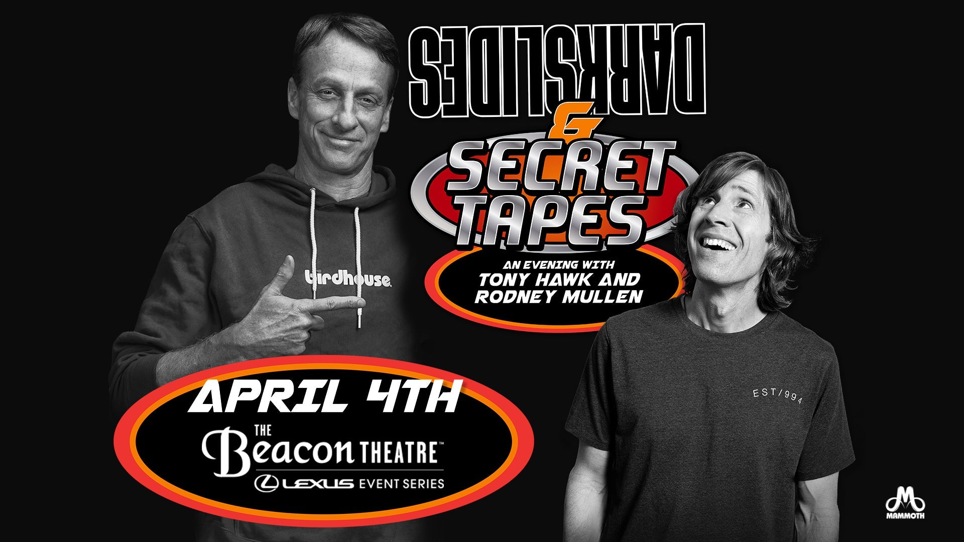 Tony Hawk & Rodney Mullen teaming for “Darkslides & Secret Tapes” events