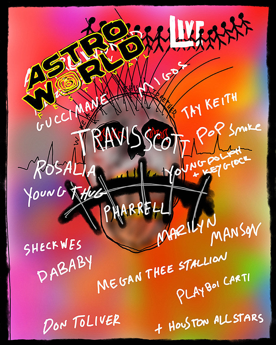 Travis Scott’s Astroworld ’19 lineup: Migos, Marilyn Manson, Pharrell, Rosalia & more