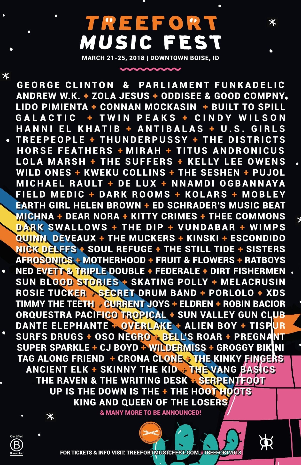 Treefort Music Fest 2018 initial lineup