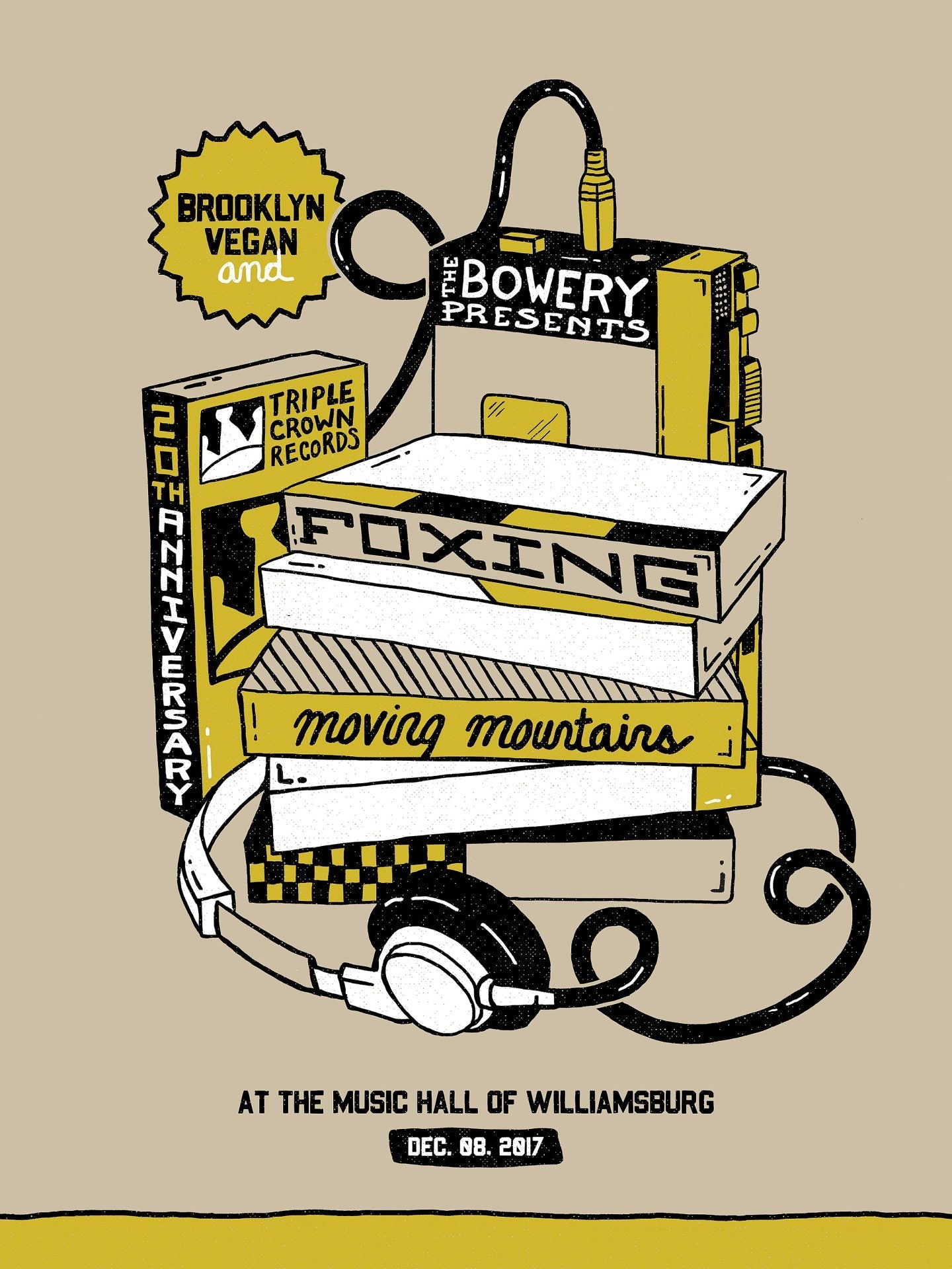 Foxing & Moving Mountains playing Triple Crown 20th anniversary (BV Presents)