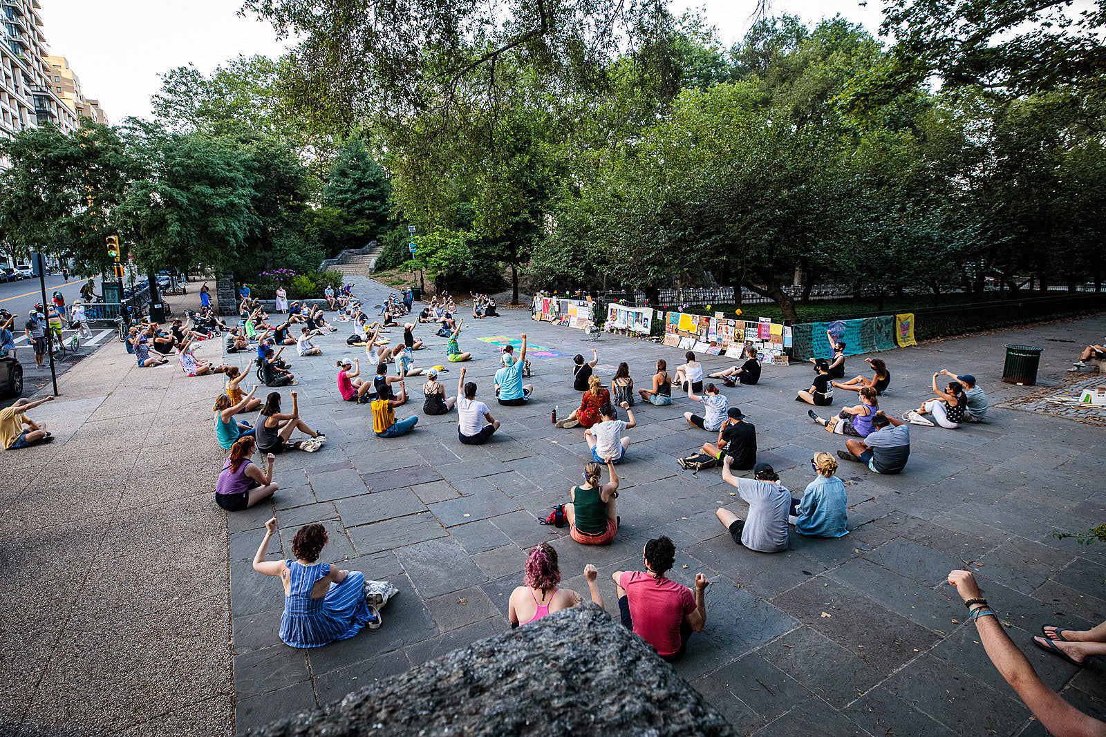 Upper East Side for Black Lives Matter is holding its 50th consecutive night of vigils (pics)