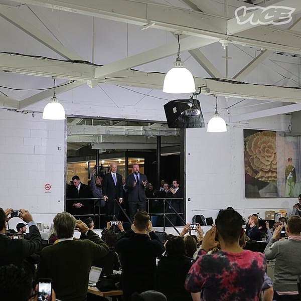 Joe Biden visited Vice’s office in Williamsburg today