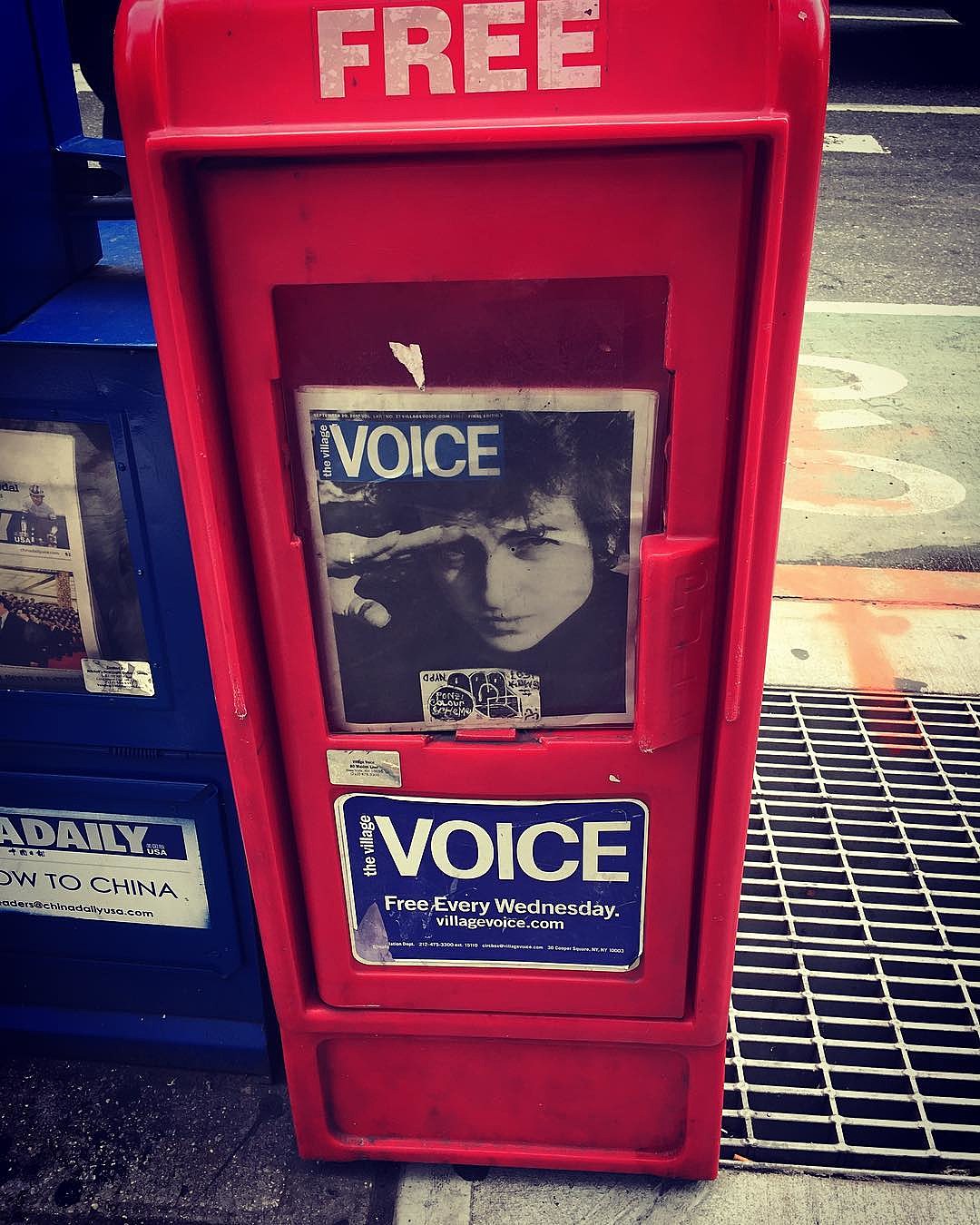The Village Voice just published its last print edition (Dylan’s on the cover)