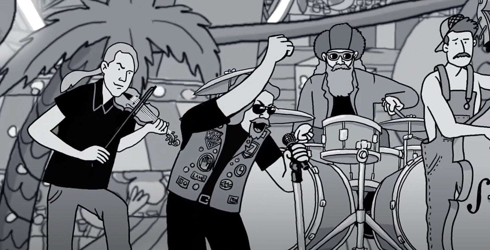 Watch ex-Black Flag singer Ron Reyes & psychedelic bluegrass trio Water Tower’s new video
