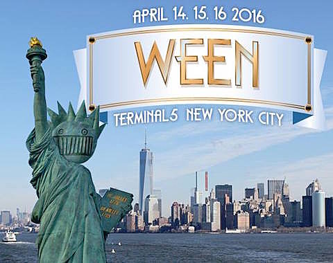Ween add more reunion shows, playing 3 nights @ Terminal 5