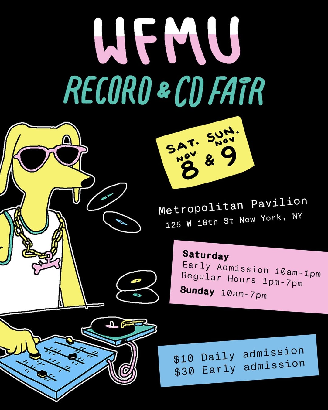 WFMU Record Fair 2025 is this weekend: dates, live performances, film screenings, more
