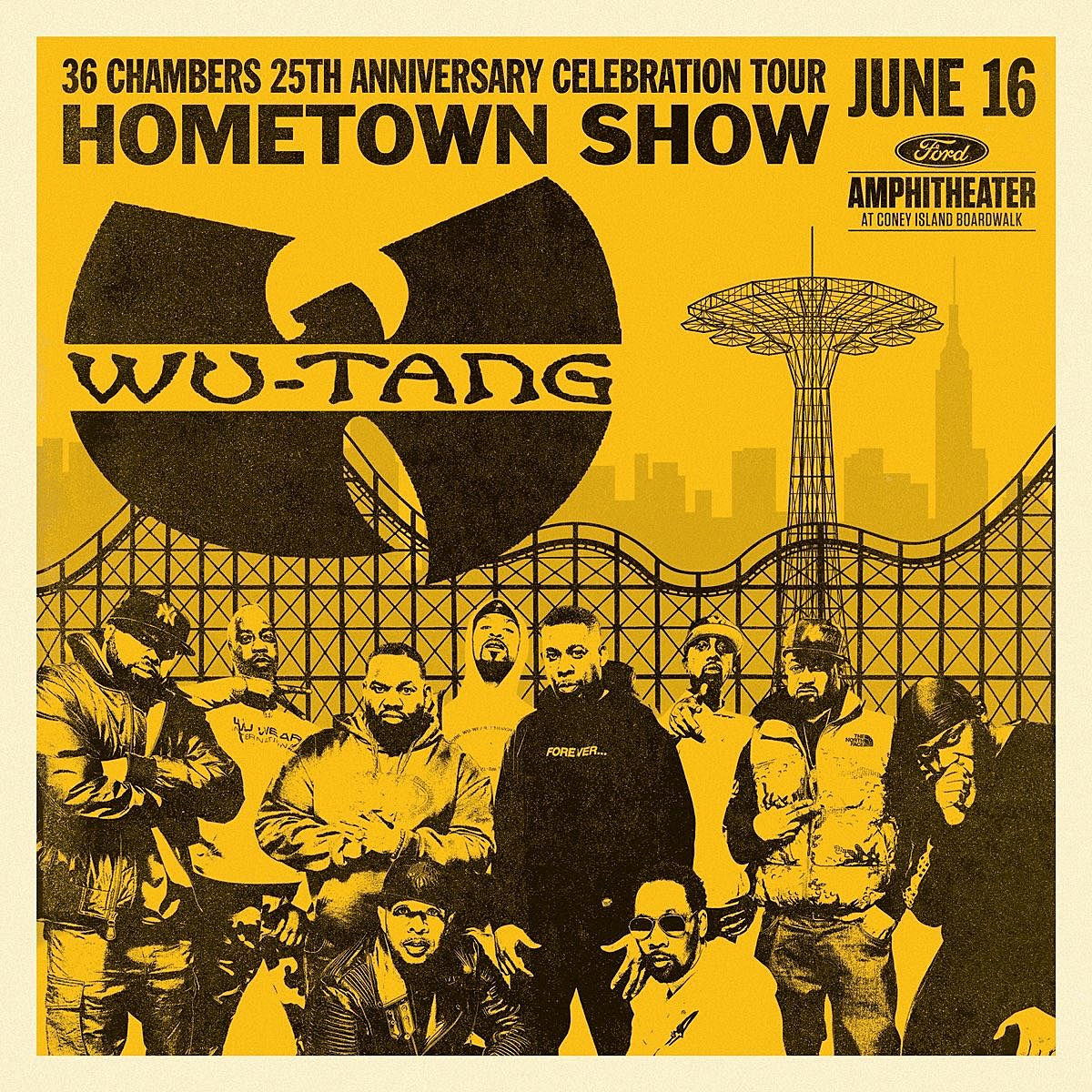 Wu-Tang Clan add Coney Island show to ’36 Chambers’ tour