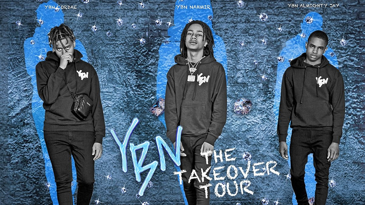 YBN Takeover Tour dates announced with YBN Nahmir, Cordae & Almighty Jay