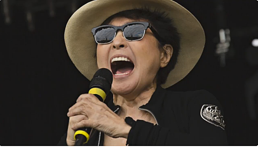 Yoko Ono responds to Trump win as only she can