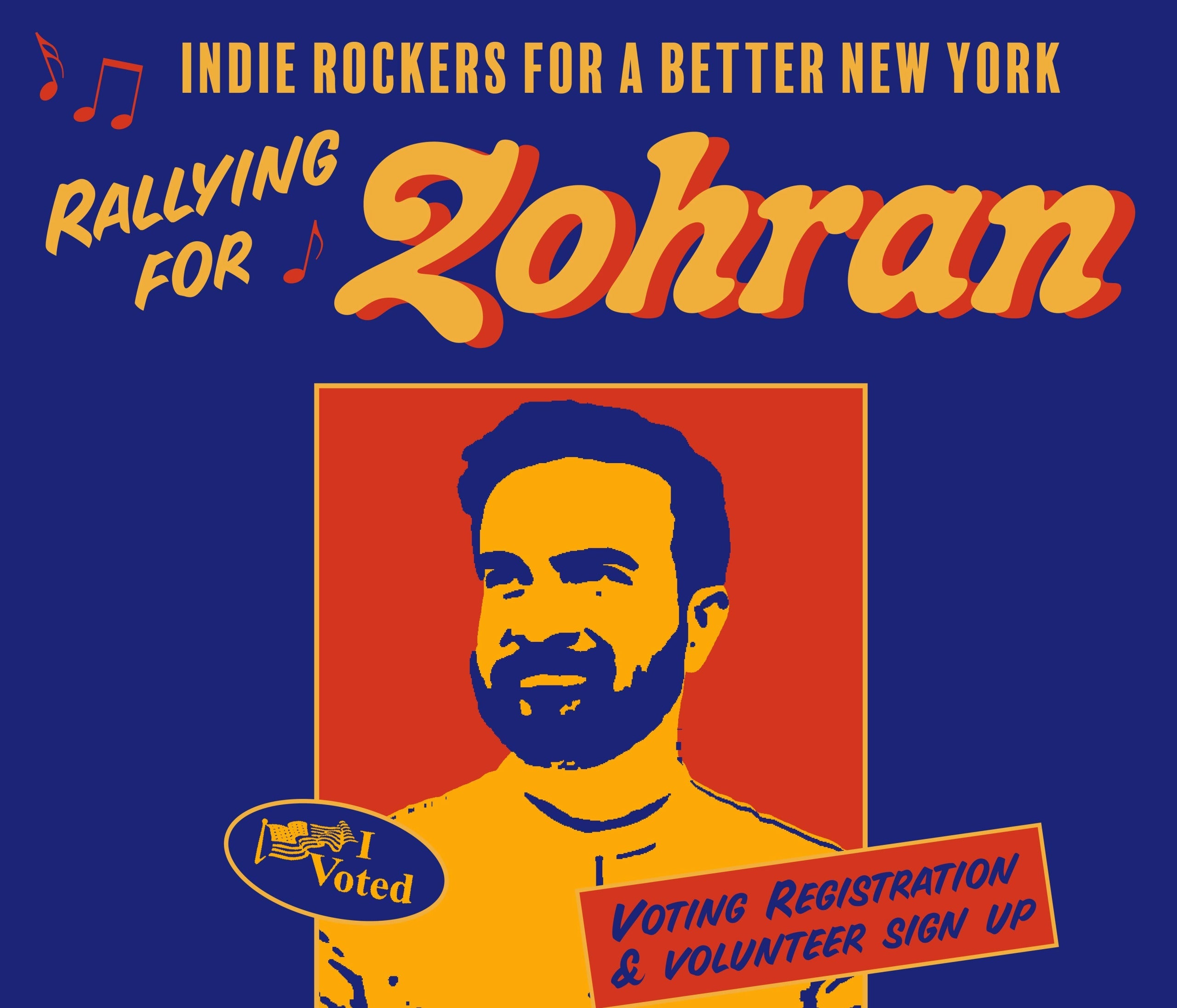 Palehound, Wild Pink, Katy Kirby, Gift & more playing Zohran Mamdani rallies