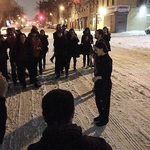Zola Jesus performed in the snow outside Saint Vitus (watch)
