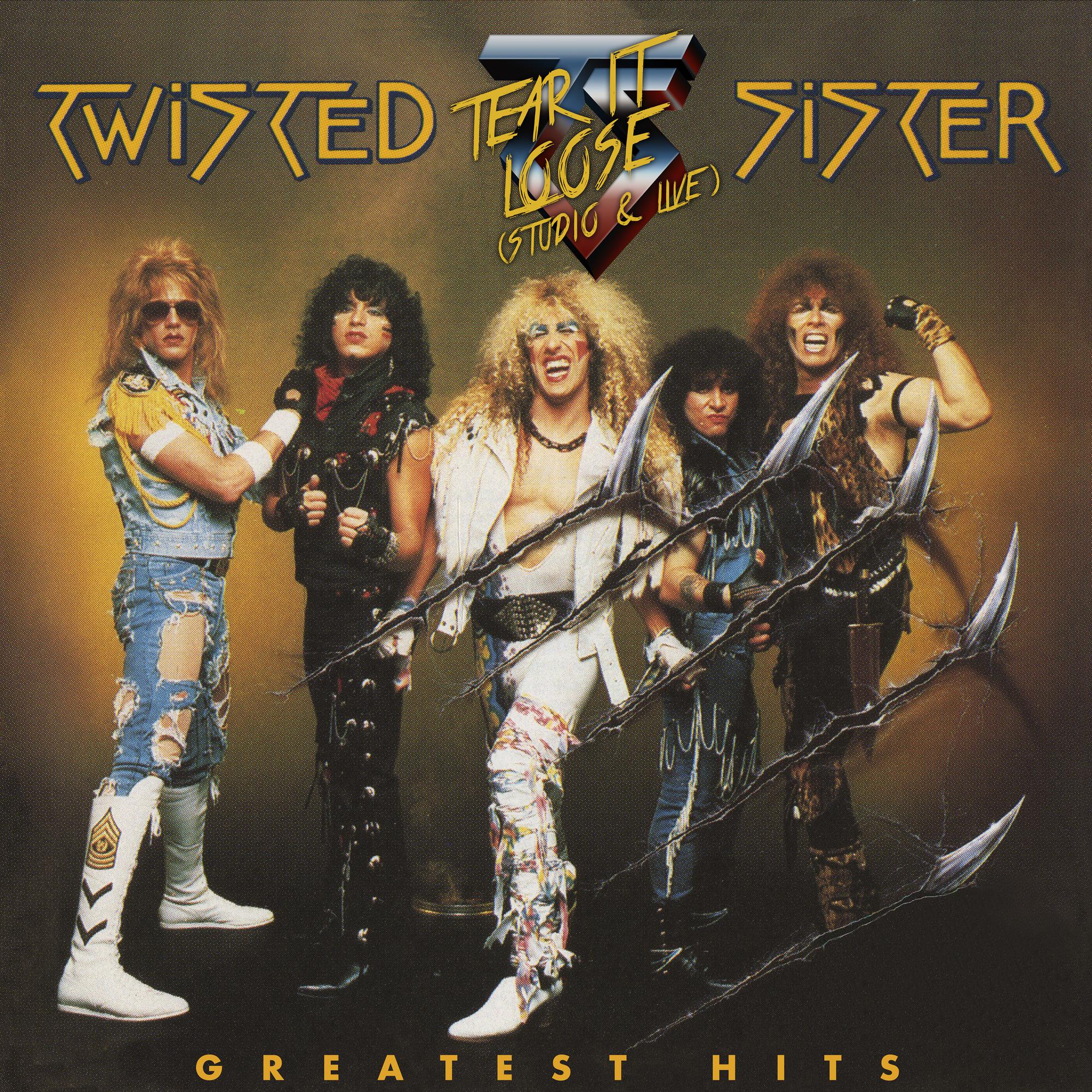 TWISTED SISTER 'GREATEST HITS - TEAR IT LOOSE' 2LP (Gold Vinyl)